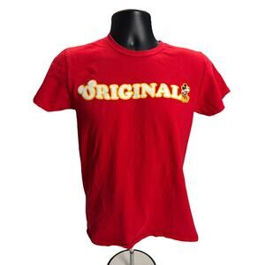 Disney Mickey Mouse “Originals” Title Red T-shirt Adult Unisex Size Small